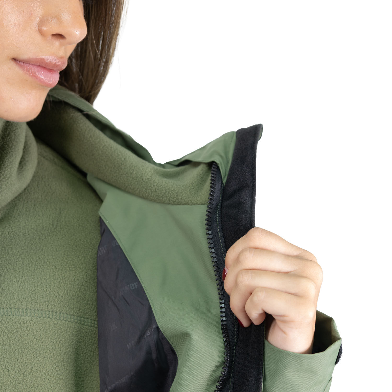 Parka Desmontable Hw Reno 3 En 1 Verde Oliva Mujer image number 7.0